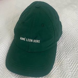 Aime Leon Dore Nylon dad hat Green